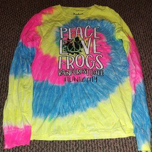 Rainforest Cafe Atlanta Long Sleeve Women's Top Used Size Small.